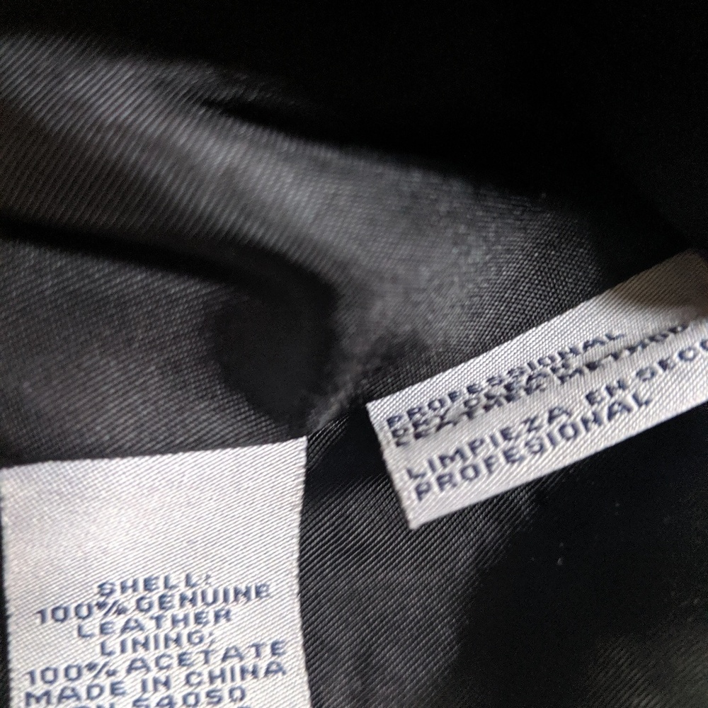 Anne Klein Leather Coat - Picture 5 of 7